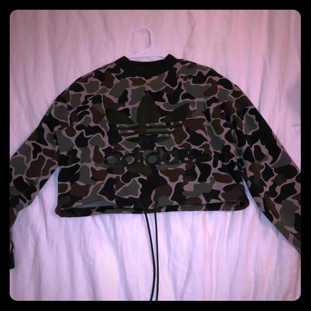 Adidas crop sweatshirt